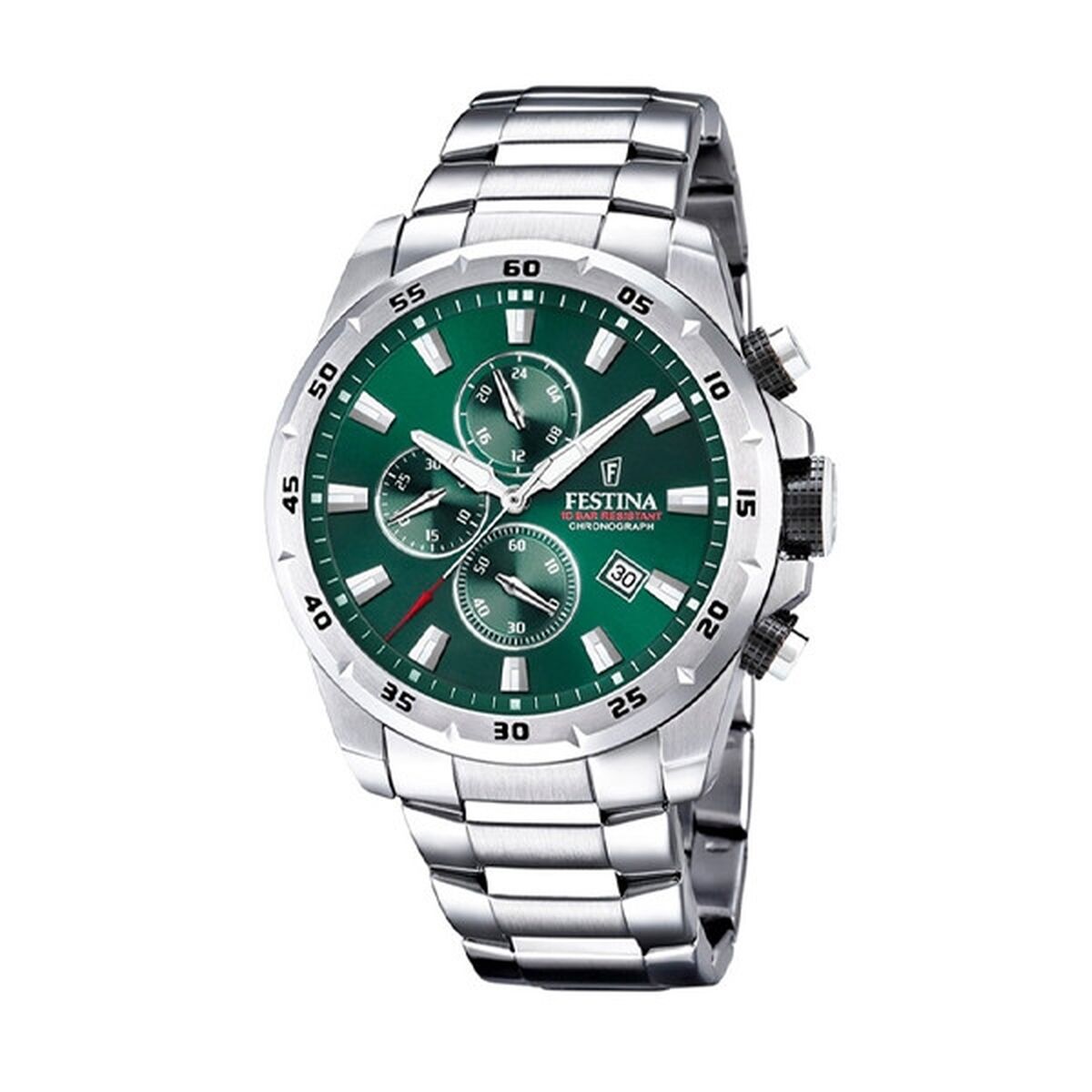 Men's Watch Festina F20463/3 Green Silver Festina