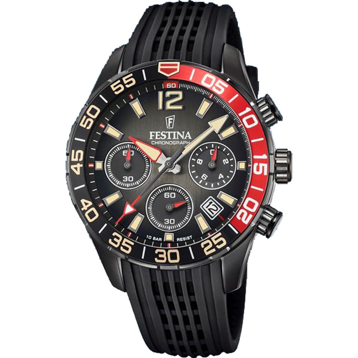 Men's Watch Festina F20518/3 Black Grey Festina