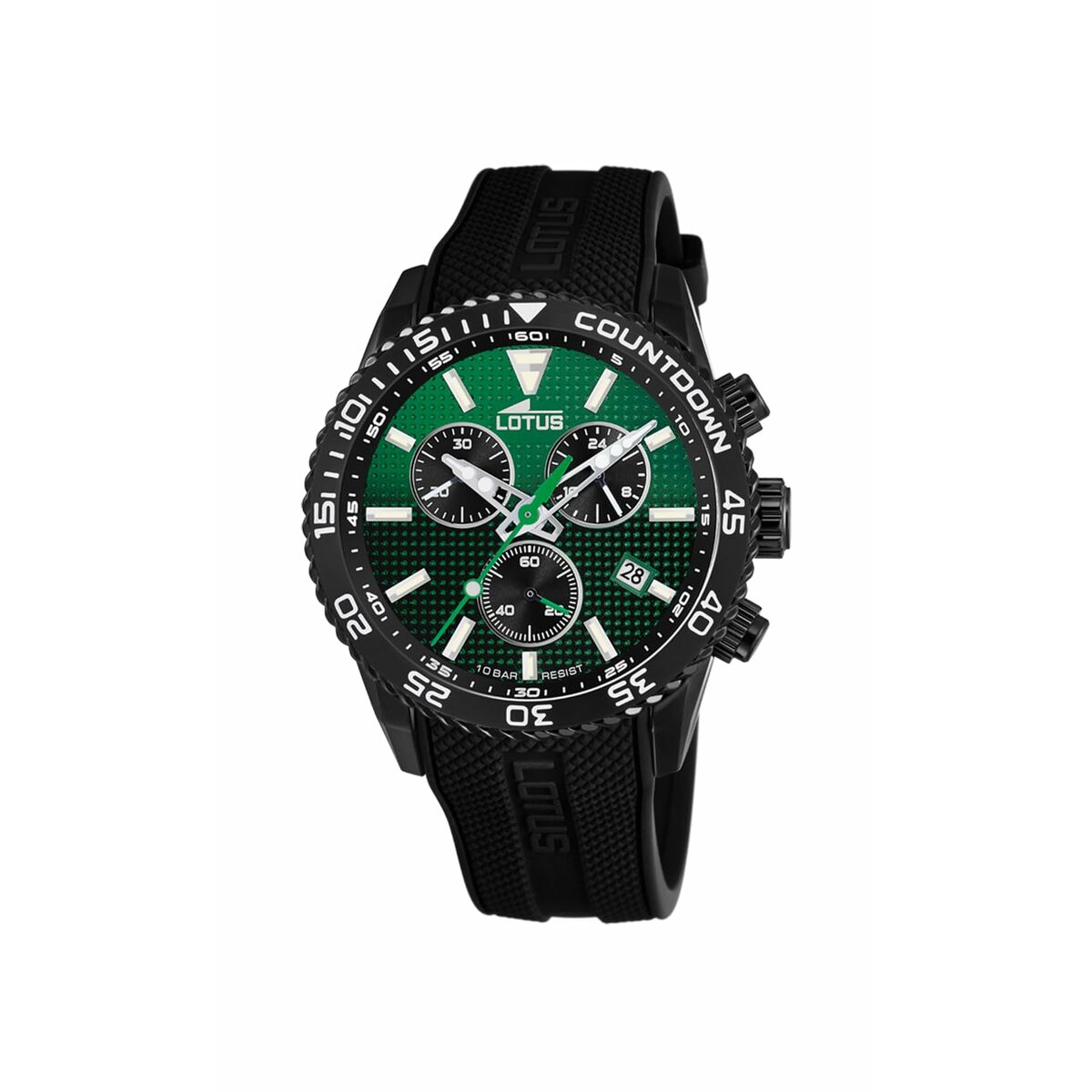 Men's Watch Lotus 18672/B Black Green Lotus