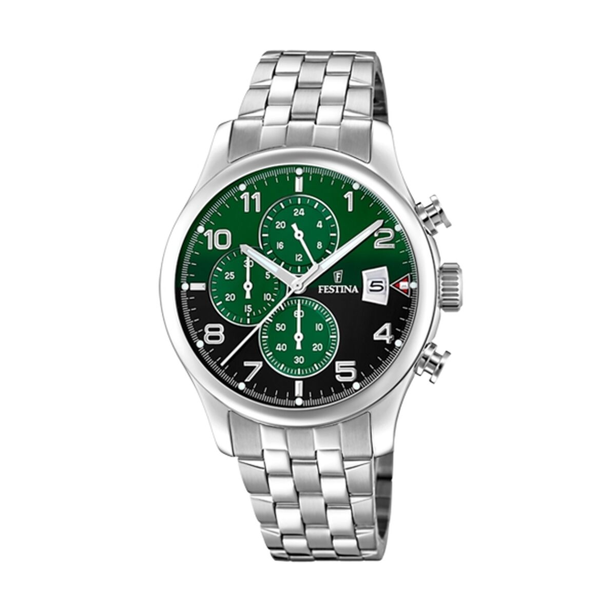 Men's Watch Festina F20374/7 Green Silver Festina