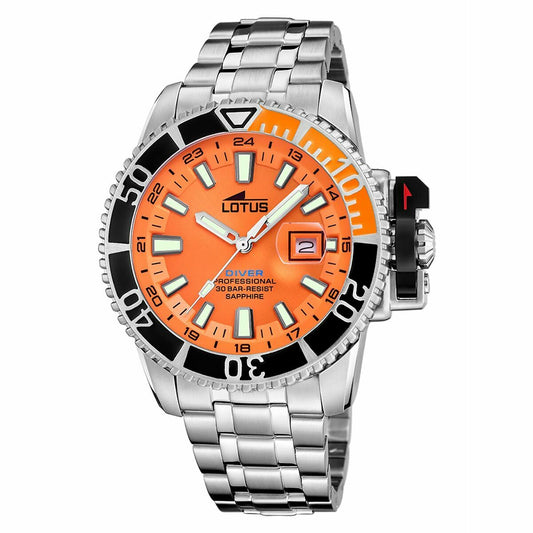 Men's Watch Lotus LOTUS Orange Silver Lotus