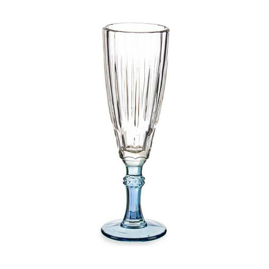 Champagne glass Exotic Crystal Blue 170 ml Vivalto