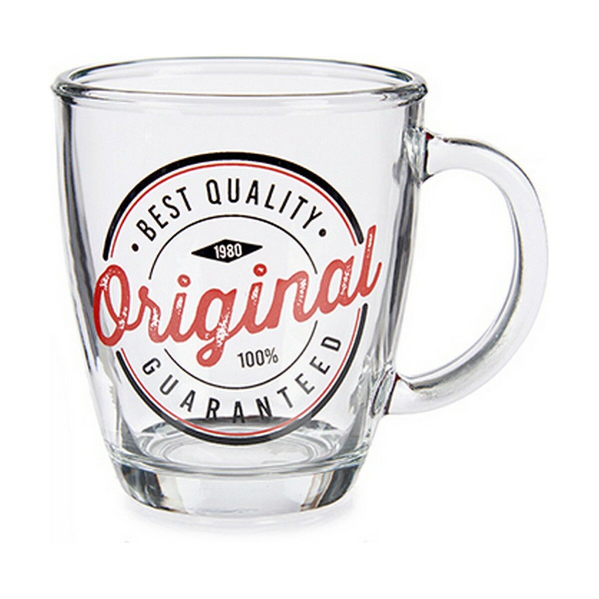 Mug Original Transparent Glass 320 ml Vivalto