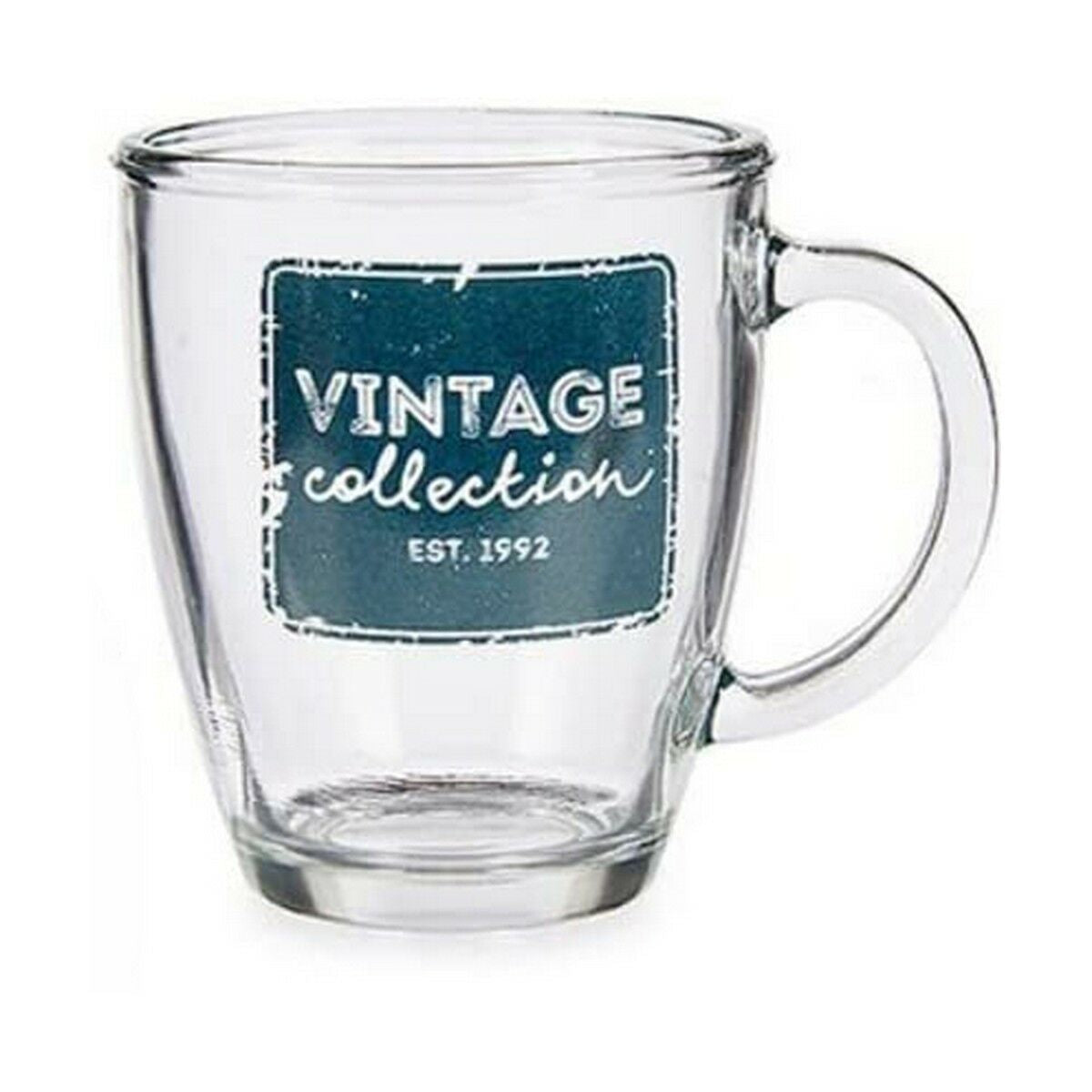 Mug Vintage Transparent Glass 320 ml Vivalto