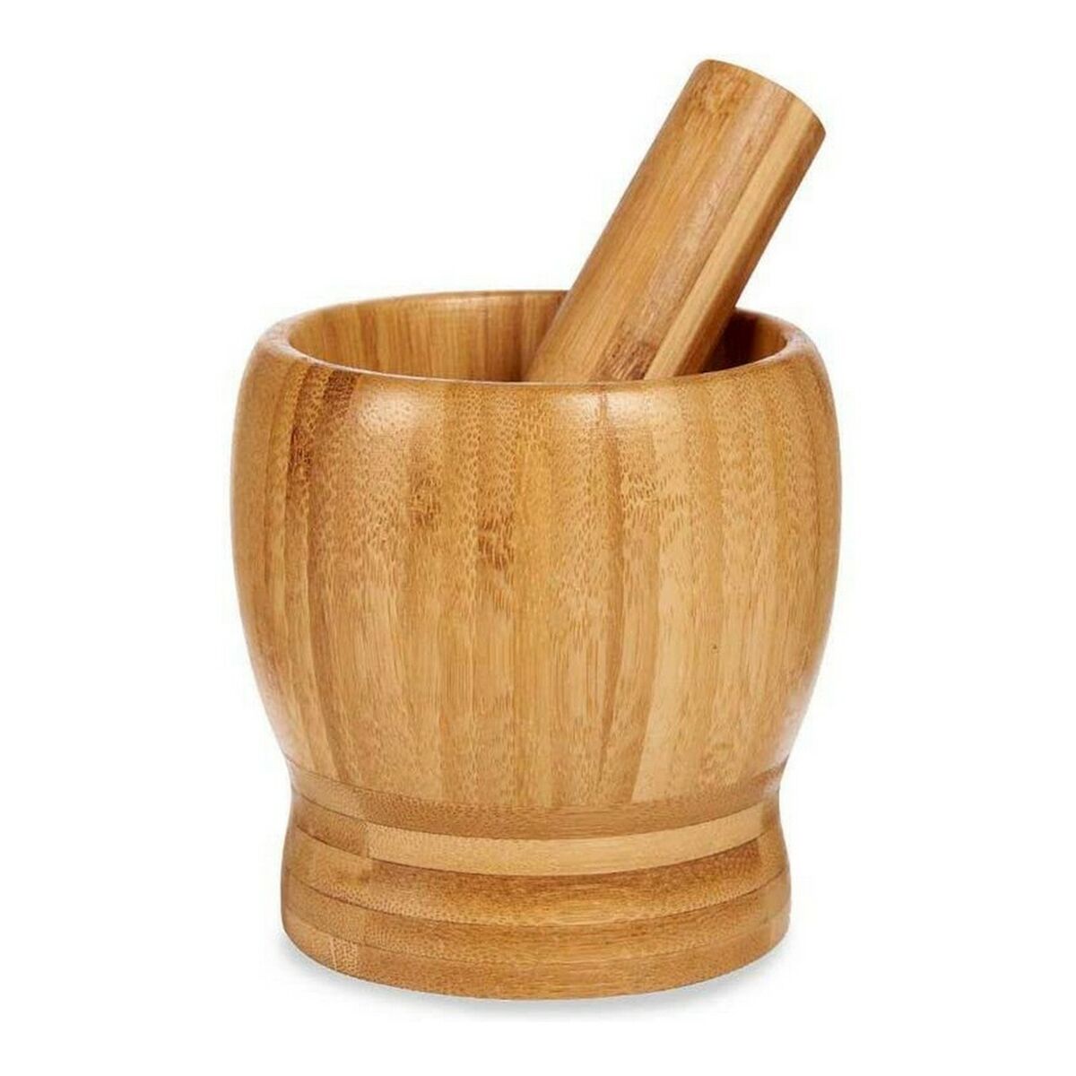 Mortar and pestle Bamboo (11 x 12 cm) Kinvara