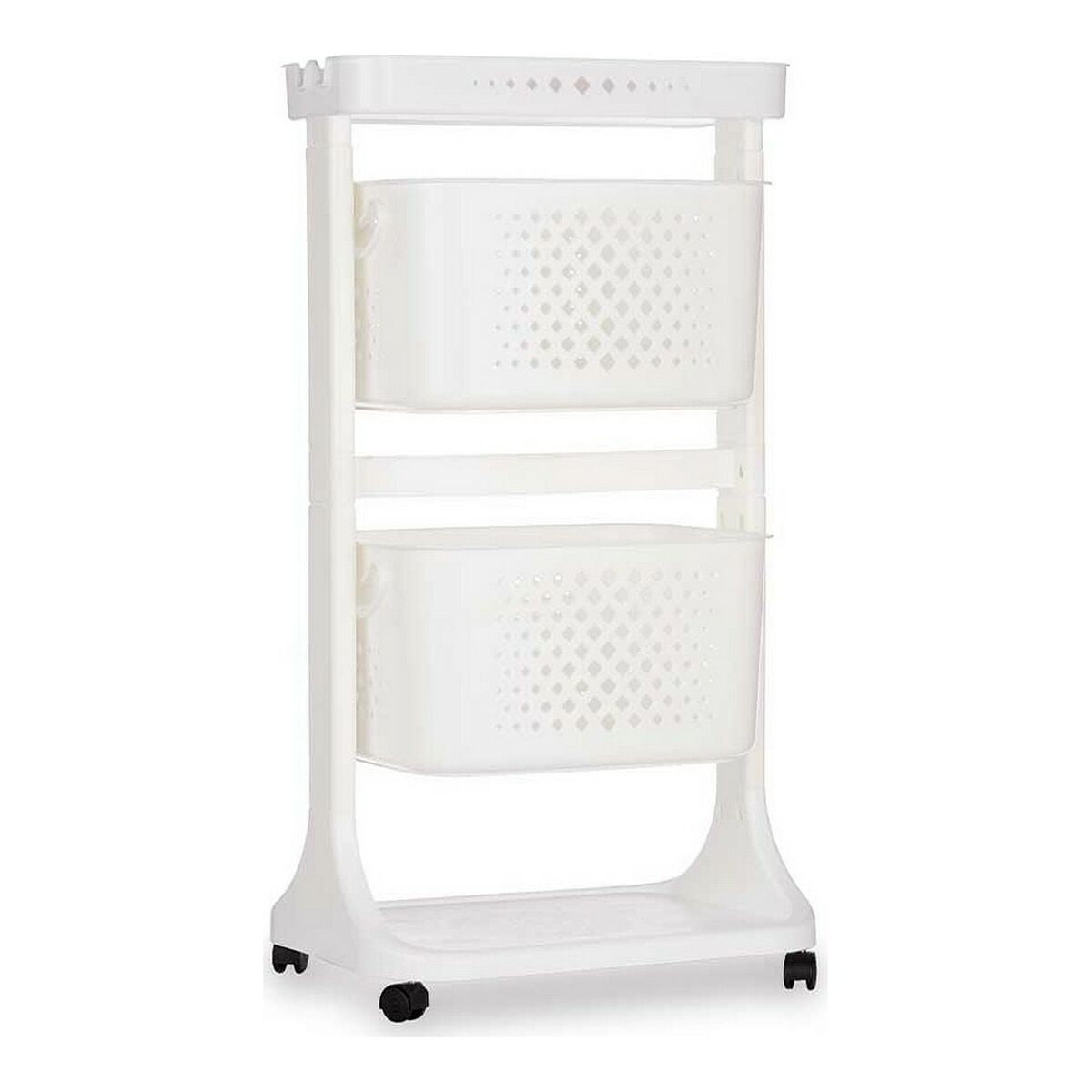 Vegetable trolley White polypropylene (33 x 81 x 44 cm) Kinvara