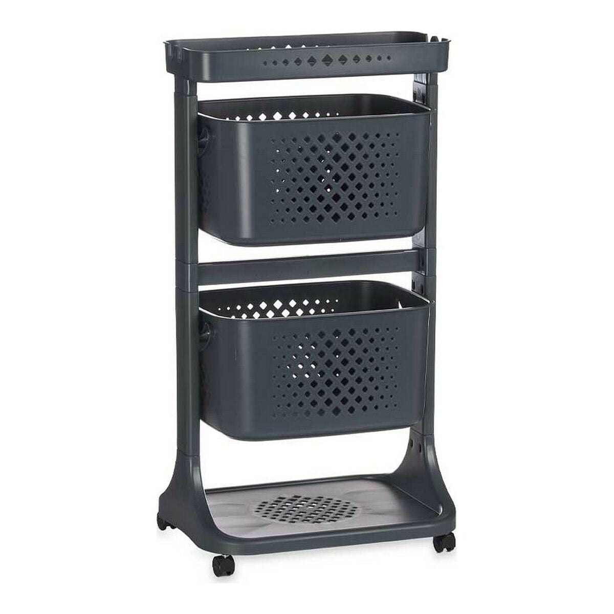 Vegetable trolley Anthracite polypropylene (33 x 81 x 44 cm) Kinvara