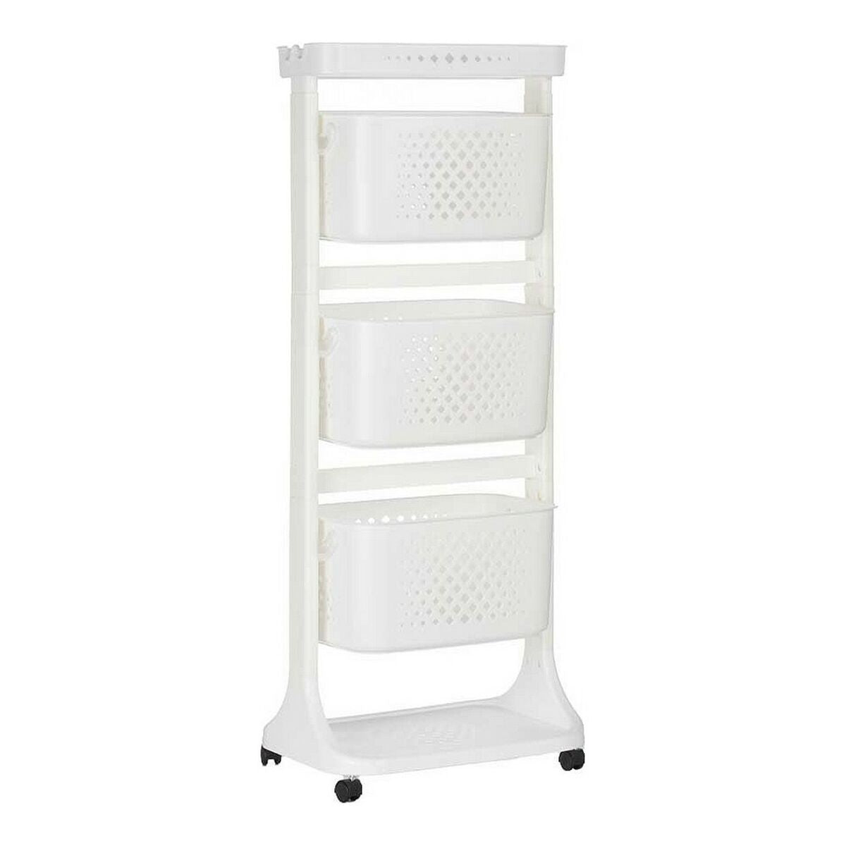 Vegetable trolley White polypropylene (33 x 112 x 44 cm) Kinvara