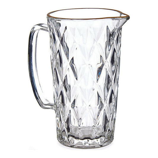 Jug Diamond Golden Crystal 1L (17,8 x 12 x 19,5 cm) Vivalto