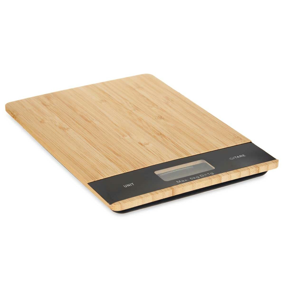 Digital Kitchen Scale 5 kg Black Natural 15 x 21,6 x 2 cm Kinvara