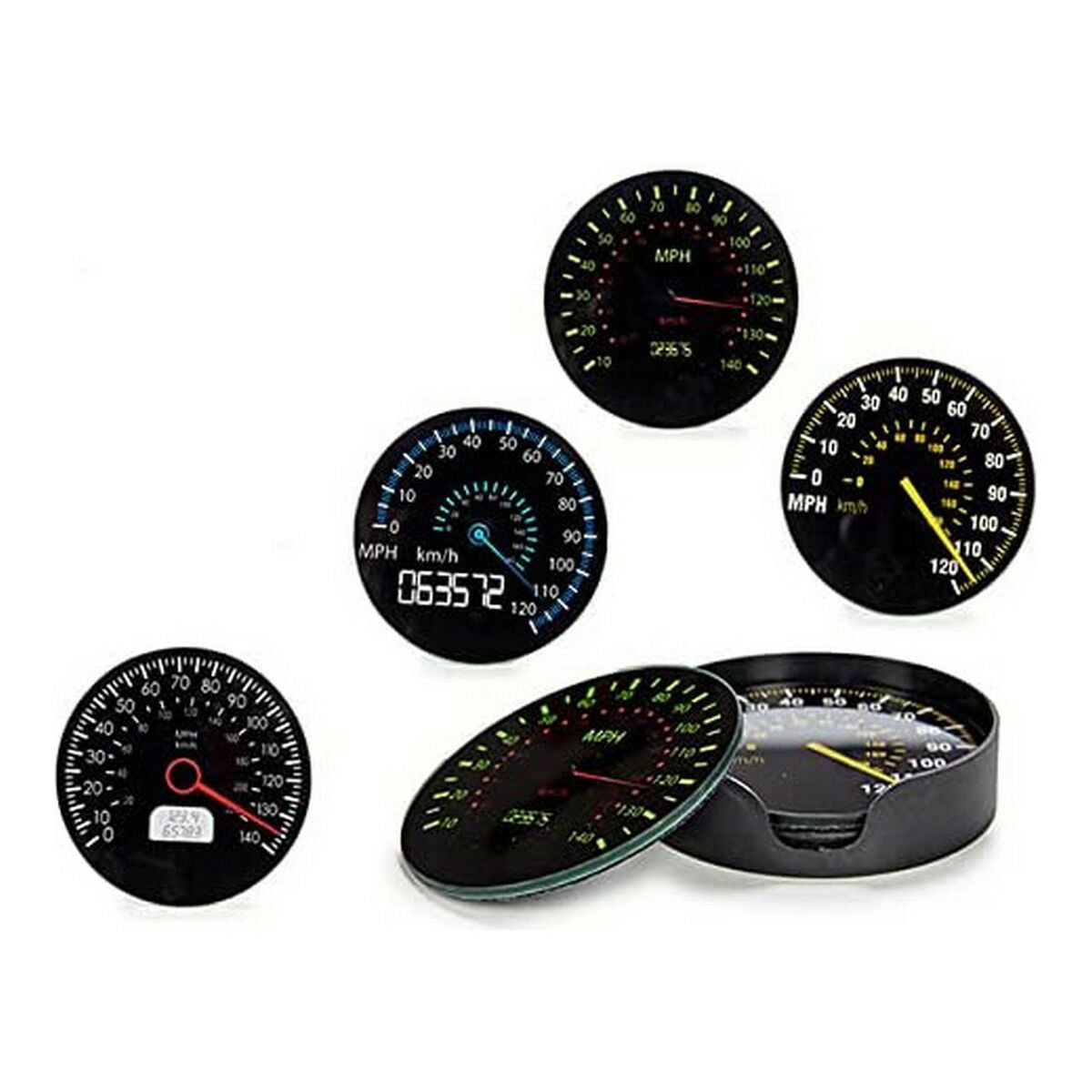 Coasters Speedometer BigBuy Home