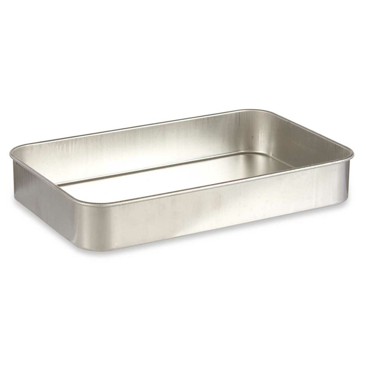 Roasting Tin 26 x 6,5 x 41 cm Silver Aluminium