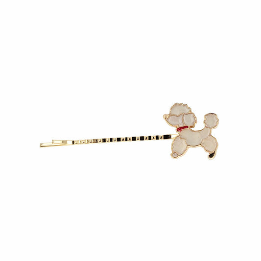 Hairpin Araban Golden White Dog Araban