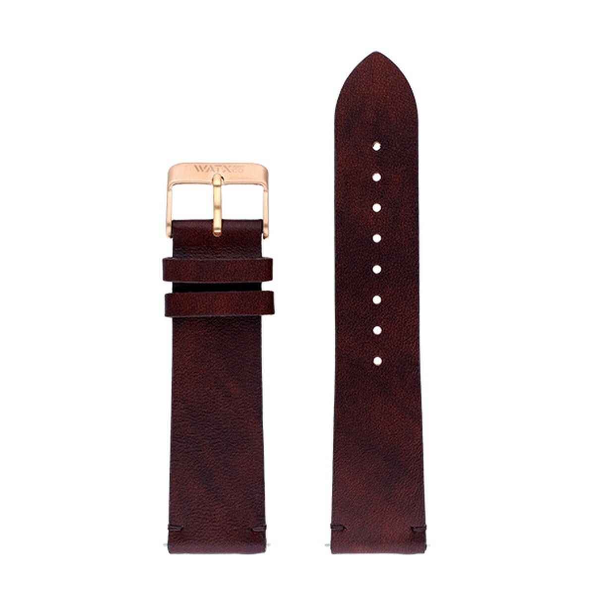 Watch Strap Watx & Colors WXCO1735 Brown Watx and Colors