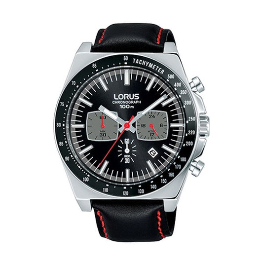 Men's Watch Lorus SPORTS Black (Ø 46 mm) Lorus