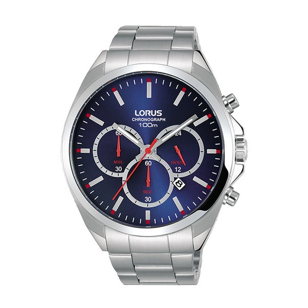 Men's Watch Lorus SPORTS Silver (Ø 44 mm) Lorus