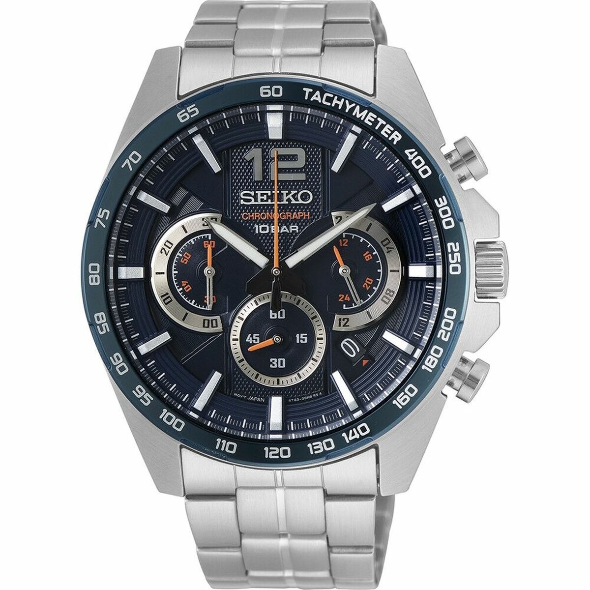 Men's Watch Seiko SSB345P1 (Ø 44 mm) Seiko