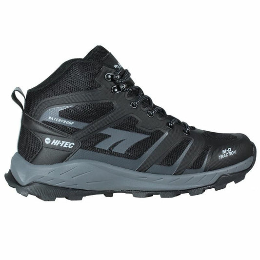 Hiking Boots Hi-Tec Toubkal Mid Waterproof Black Hi-Tec