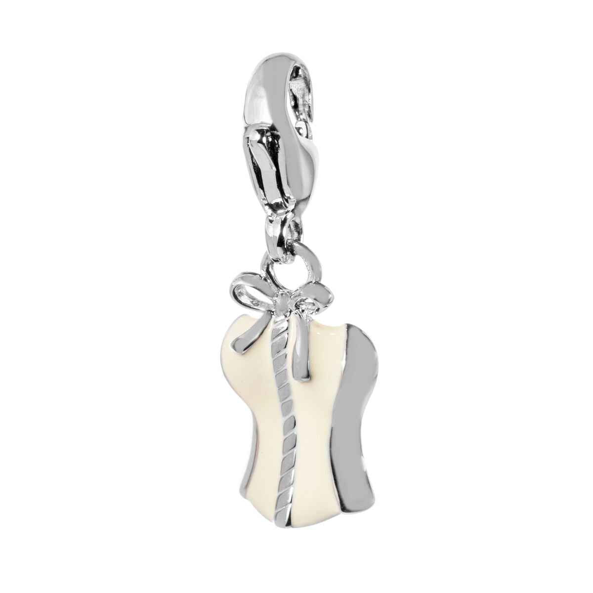 Woman's charm link Ti Sento 8171SI White (2 cm) Ti Sento