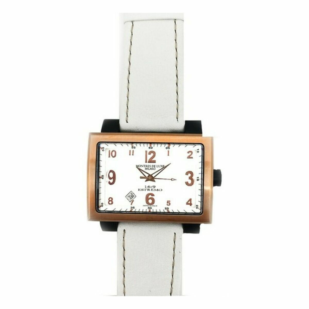 Ladies'Watch Montres de Luxe 091691WH-GOLD (Ø 42 mm) Montres de Luxe