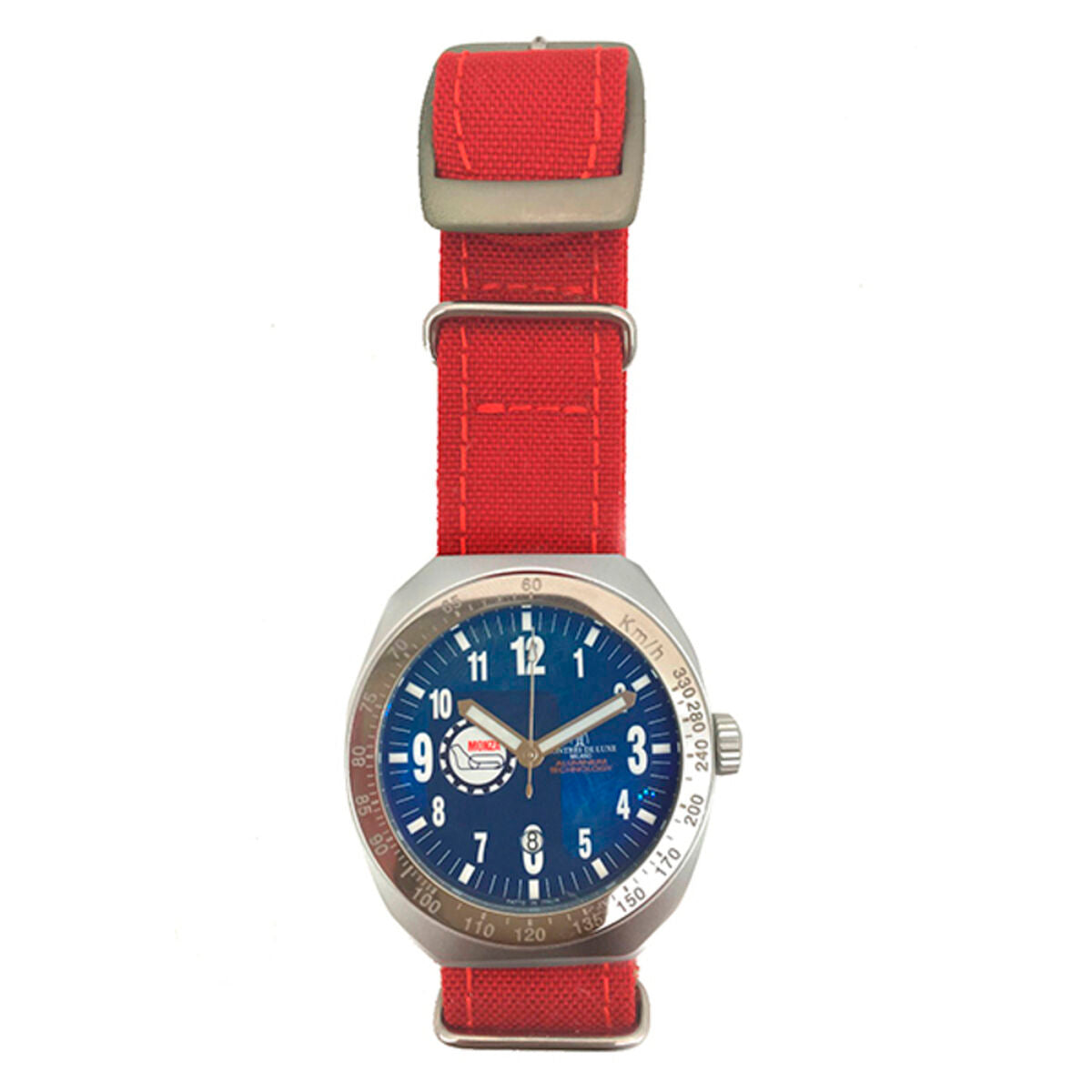 Unisex Watch Montres de Luxe 09MON-ALKZBLU (Ø 42 mm) Montres de Luxe