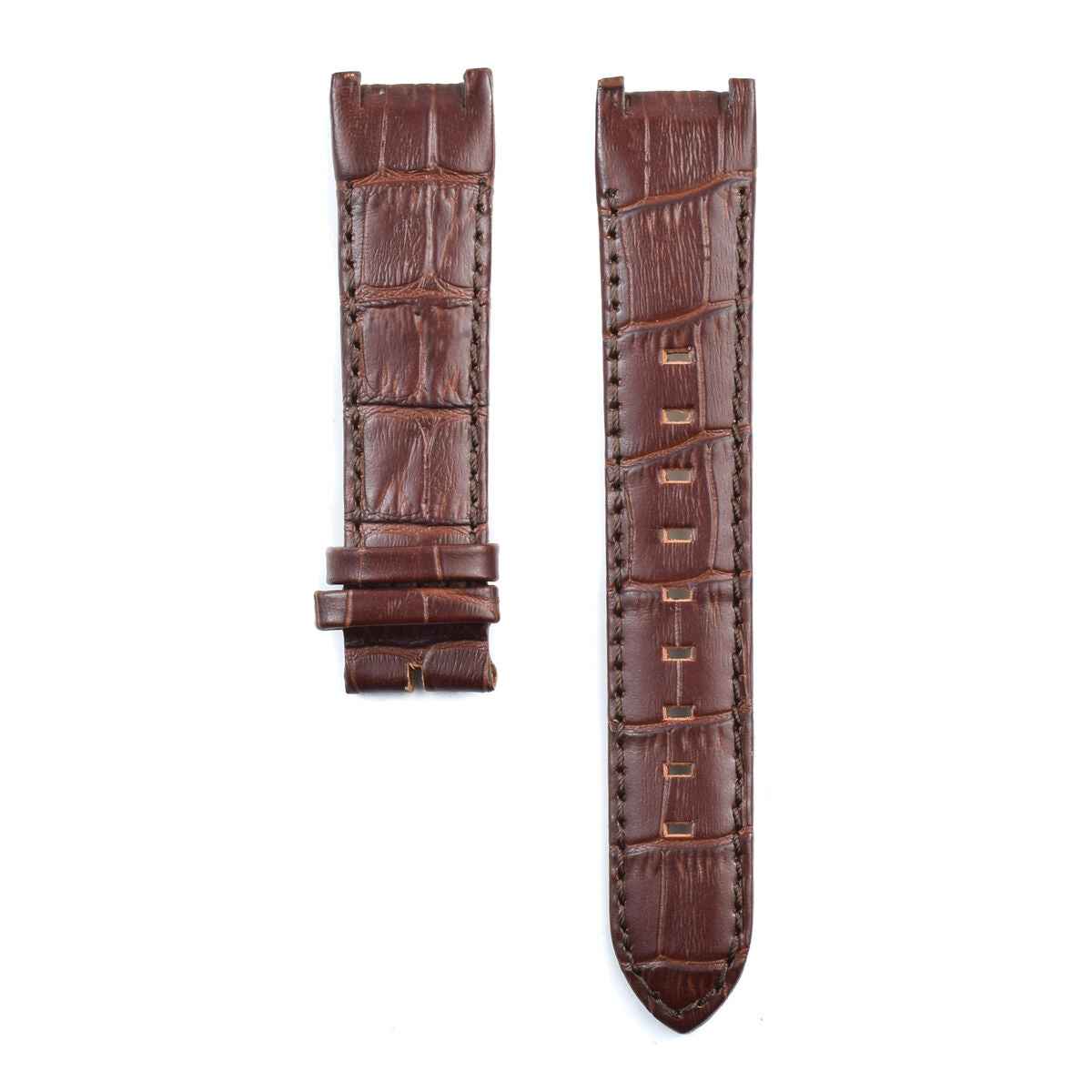 Watch Strap Bobroff BFS023 Brown Bobroff