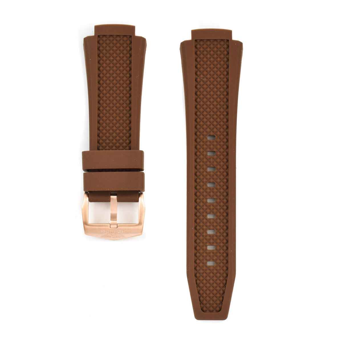 Watch Strap Bobroff BFS026 Brown Bobroff