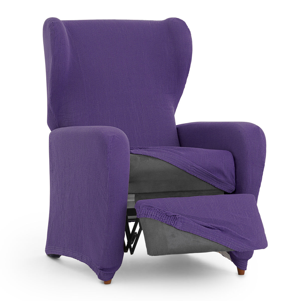 Slipcover for armchair with separate legs Eysa ULISES Purple 90 x 100 x 75 cm Eysa