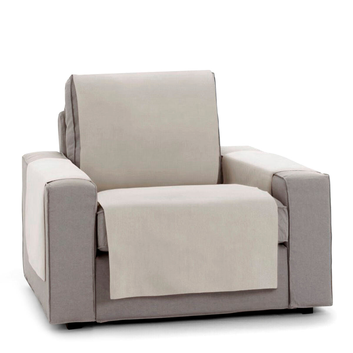 Armchair slipcovers Eysa LEVANTE Beige 100 x 110 x 55 cm Eysa