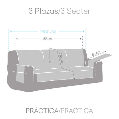 Sofa Cover Eysa LEVANTE White 100 x 110 x 155 cm Eysa