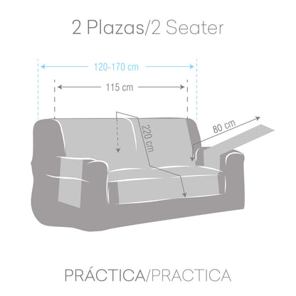 Sofa Cover Eysa LEVANTE Grey 100 x 110 x 115 cm Eysa