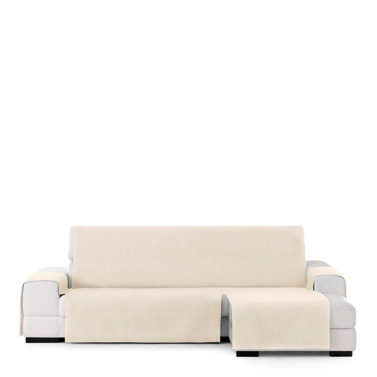 Right short arm chaise longue cover Eysa LEVANTE Beige 100 x 110 x 240 cm Eysa