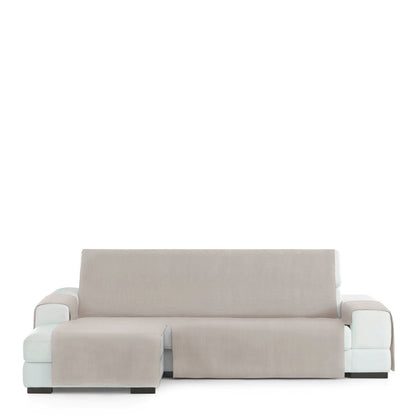 Right short arm chaise longue cover Eysa LEVANTE Beige Linen 100 x 110 x 290 cm Eysa