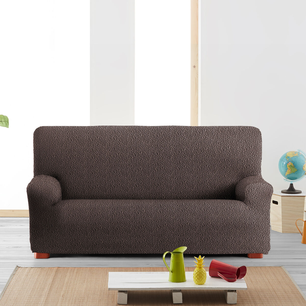 Sofa Cover Eysa ROC Brown 70 x 120 x 200 cm Eysa