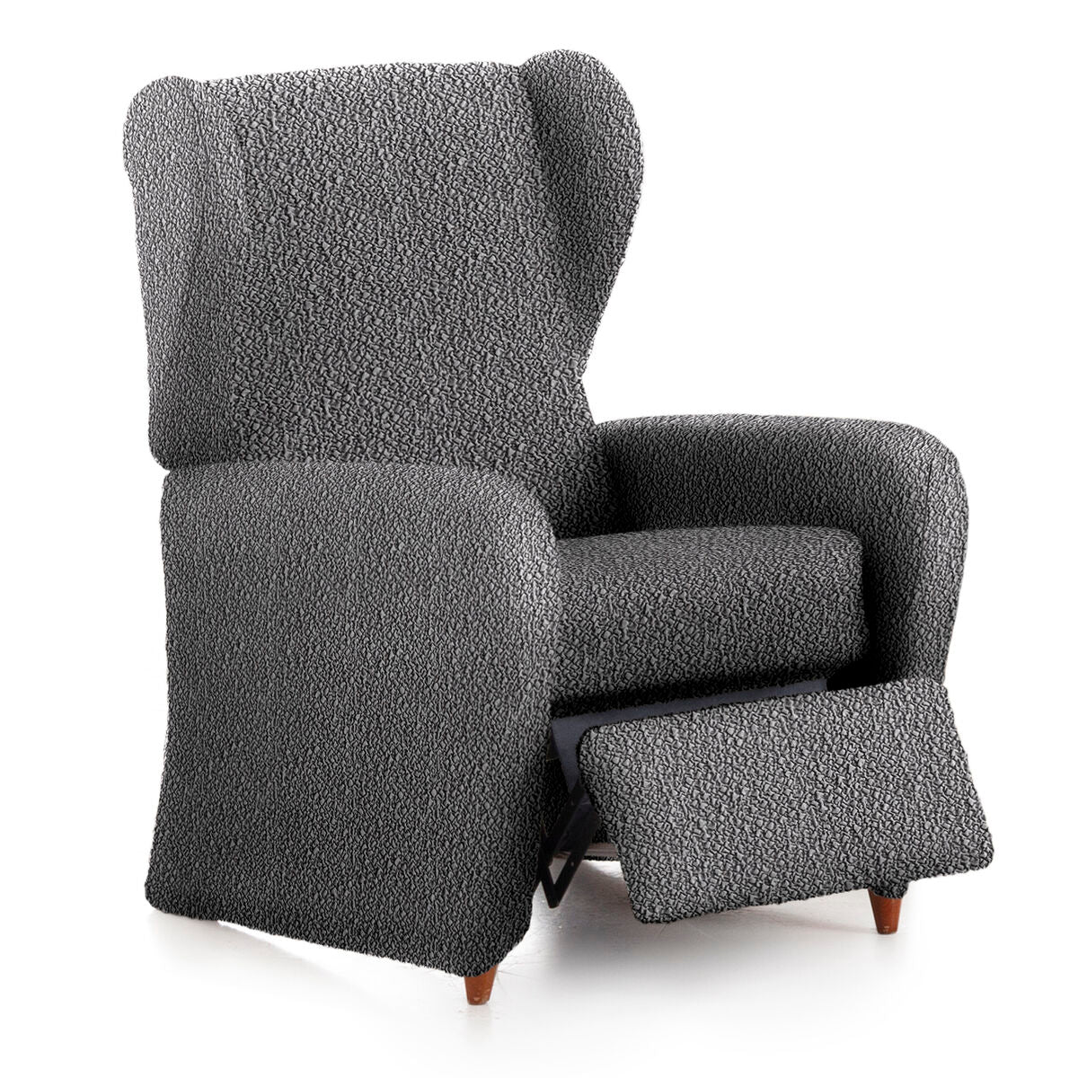 Slipcover for armchair with separate legs Eysa ROC Dark grey 90 x 120 x 85 cm Eysa