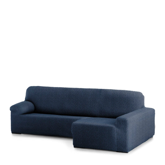 Right short arm chaise longue cover Eysa ROC Blue 180 x 120 x 360 cm Eysa