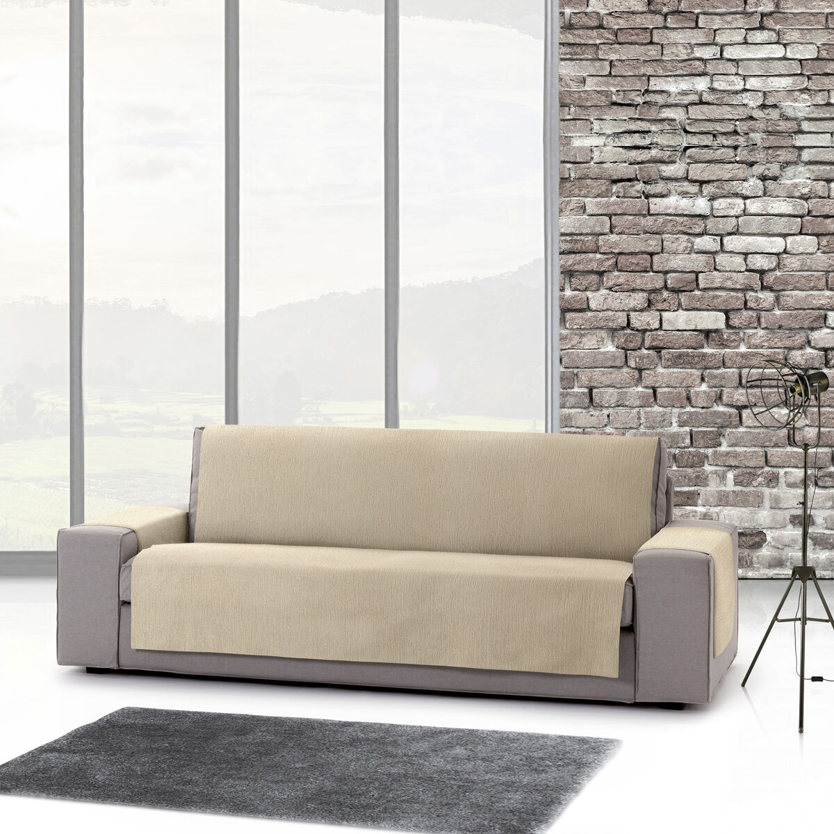 Sofa Cover Eysa MID Beige 100 x 110 x 115 cm Eysa