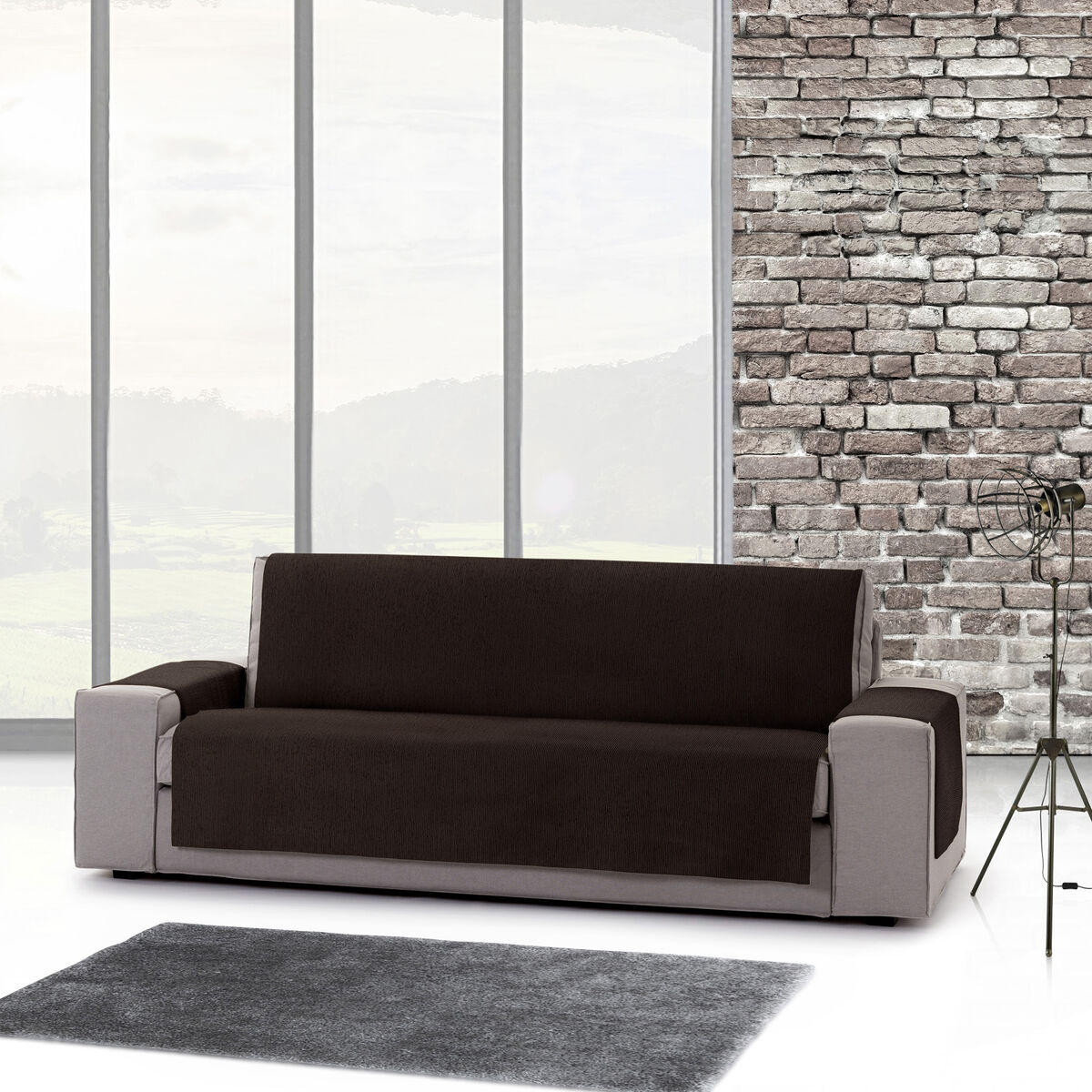 Sofa Cover Eysa MID Brown 100 x 110 x 115 cm Eysa