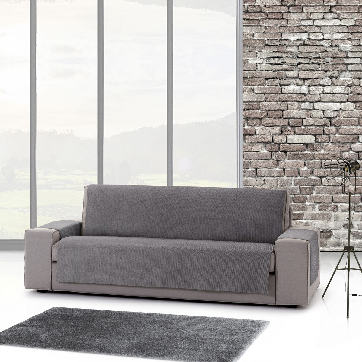 Sofa Cover Eysa MID Grey 100 x 110 x 155 cm Eysa