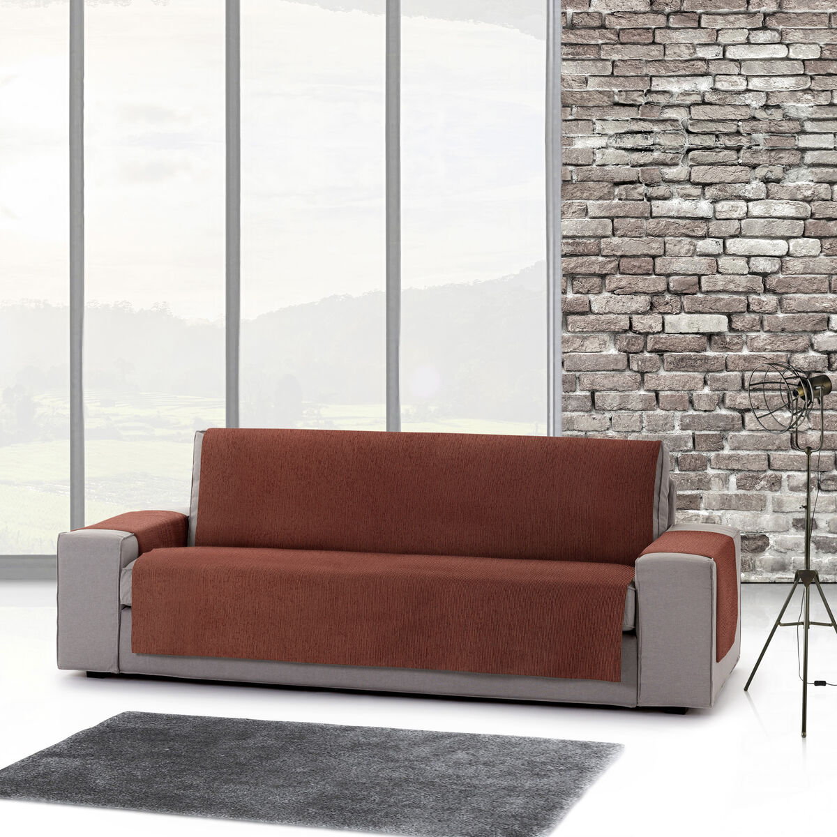 Sofa Cover Eysa MID Terracotta 100 x 110 x 115 cm Eysa