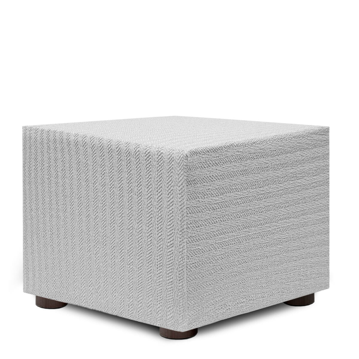 Pouffe cover Eysa JAZ White 65 x 65 x 65 cm Eysa