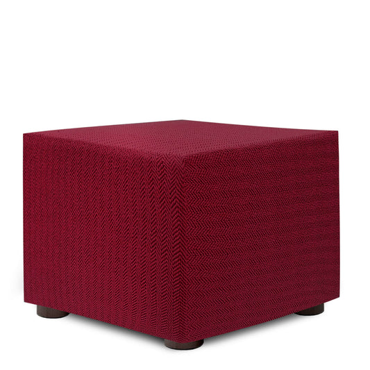 Pouffe cover Eysa JAZ Burgundy 65 x 65 x 65 cm