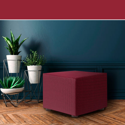 Pouffe cover Eysa JAZ Burgundy 65 x 65 x 65 cm Eysa