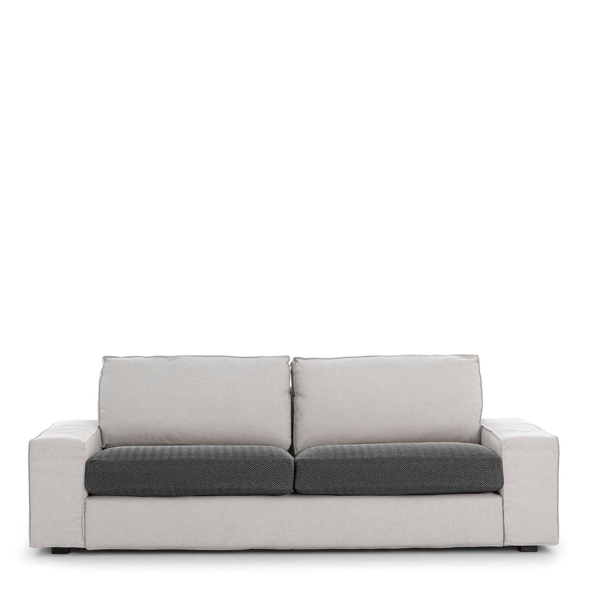 Sofa Cover Eysa JAZ Dark grey 85 x 15 x 100 cm Eysa