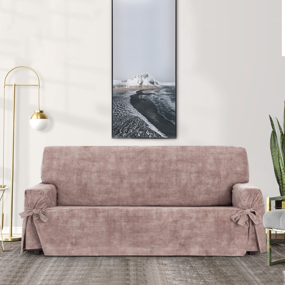 Sofa Cover Eysa TURIN Pink 100 x 110 x 180 cm Eysa