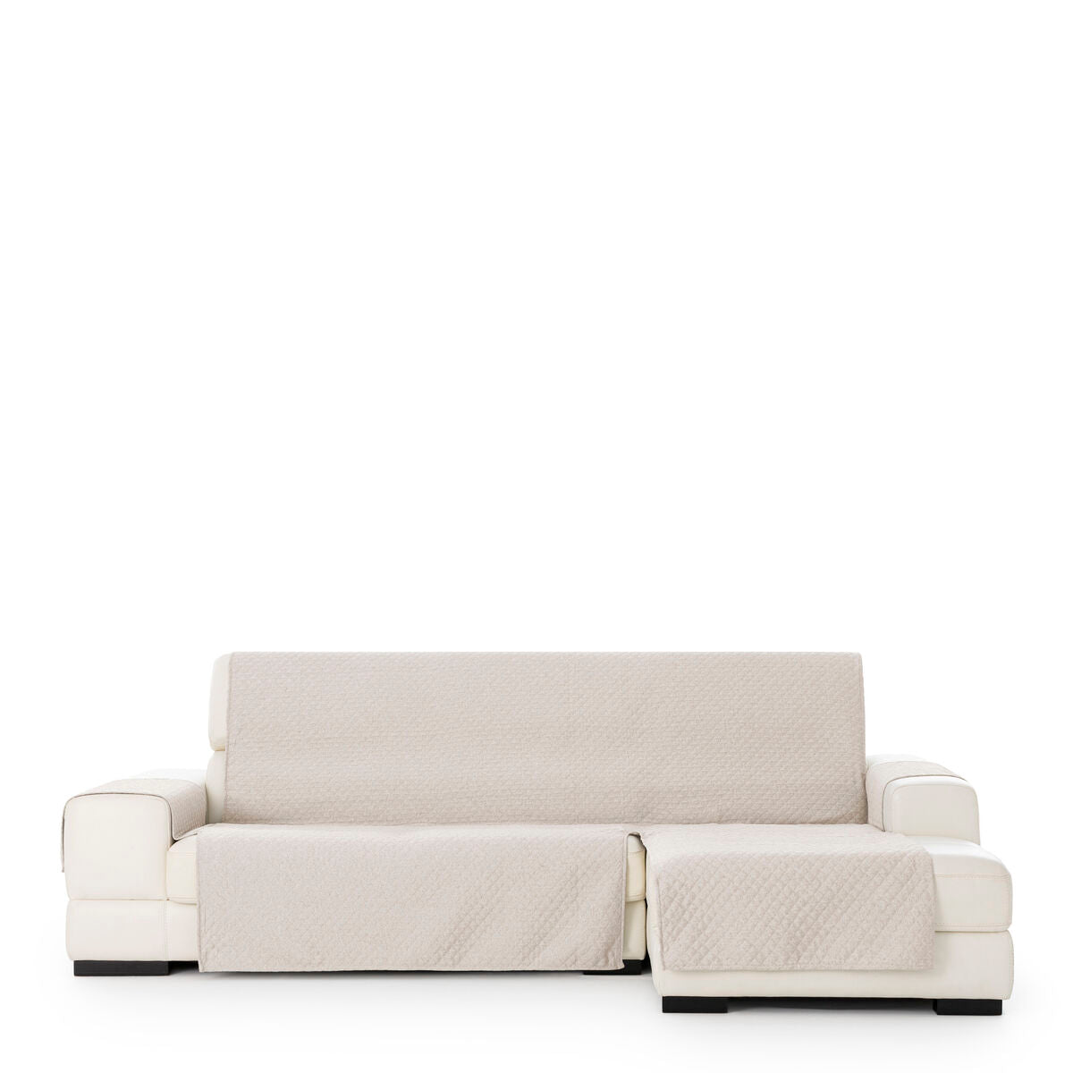 Right short arm chaise longue cover Eysa SILVER Light brown 100 x 110 x 240 cm Eysa