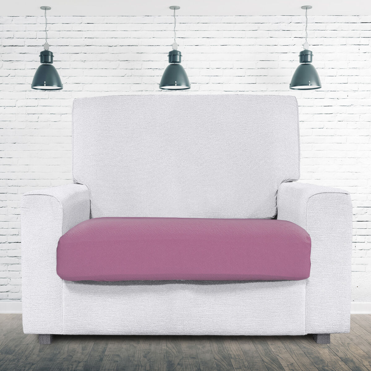 Sofa Cover Eysa BRONX Pink 100 x 15 x 130 cm Eysa