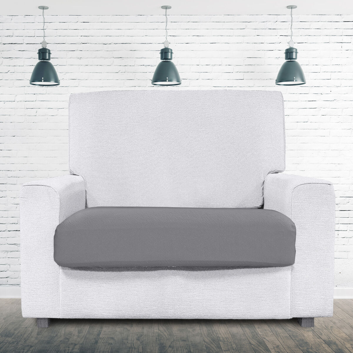 Sofa Cover Eysa BRONX Grey 100 x 15 x 130 cm Eysa