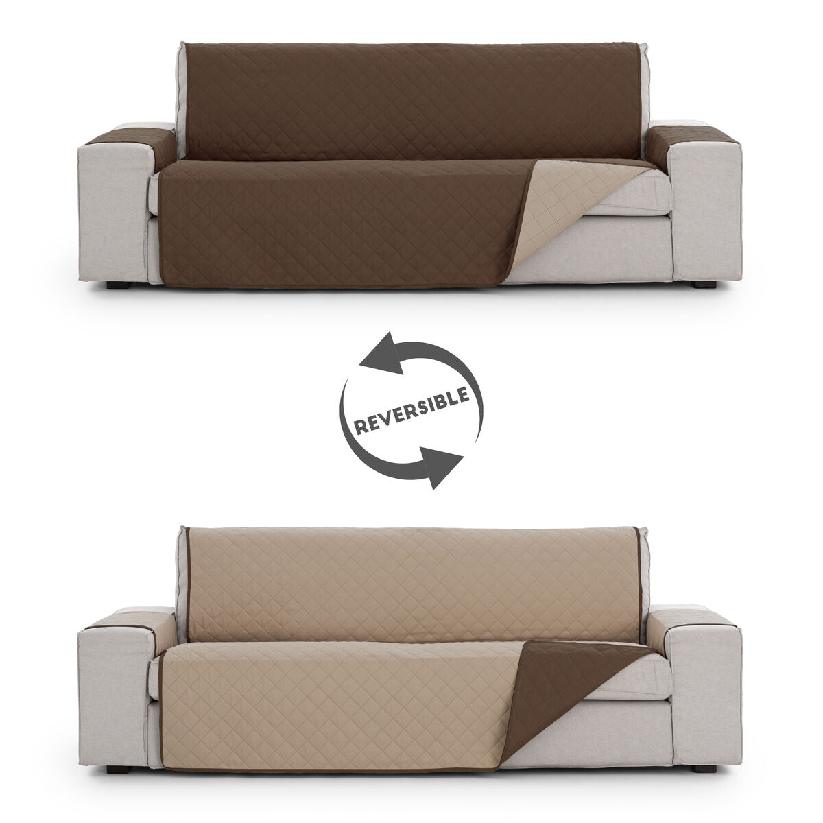 Sofa Cover Eysa NORUEGA Brown 100 x 110 x 155 cm Eysa