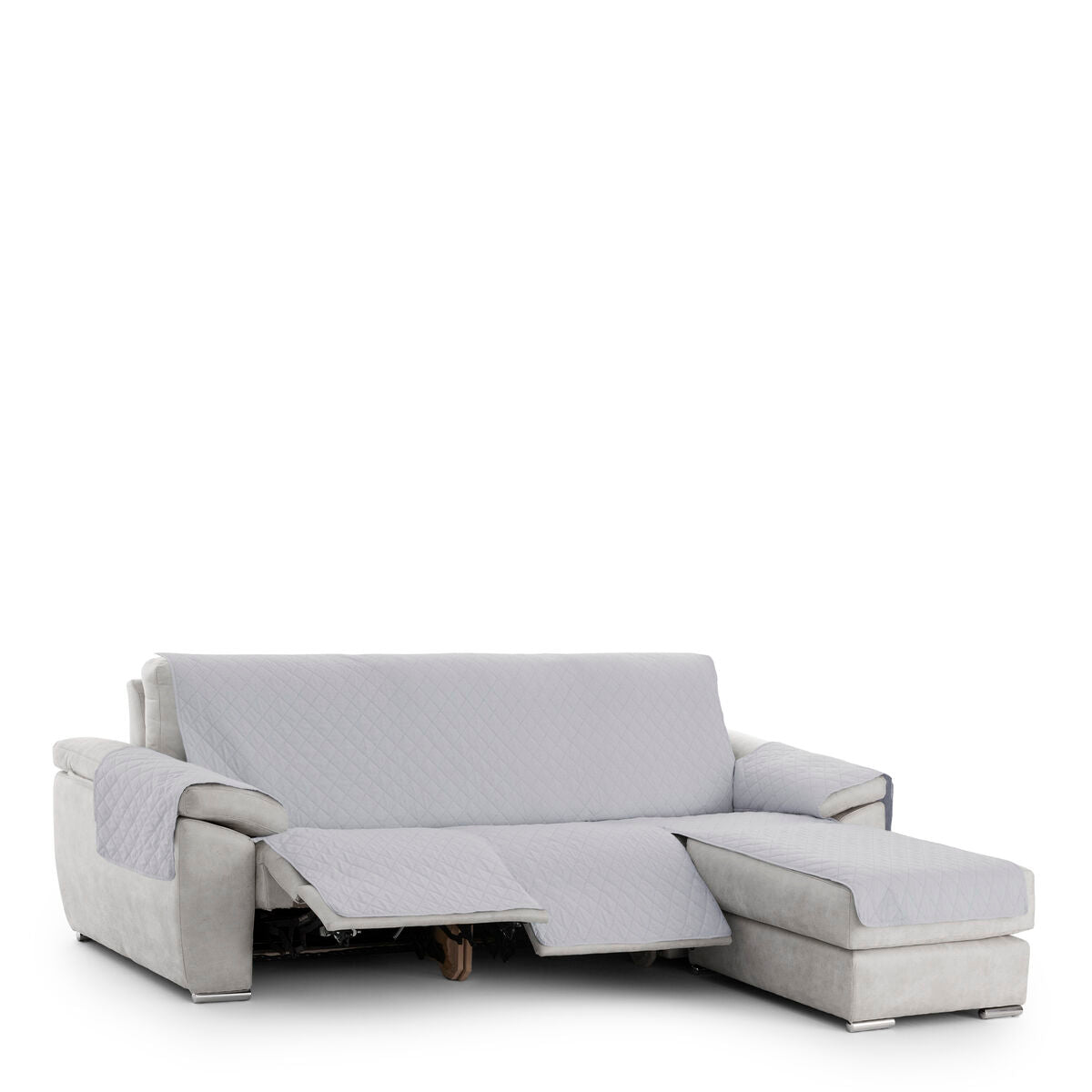 Right short arm chaise longue cover Eysa MONTBLANC Grey 100 x 110 x 200 cm Eysa